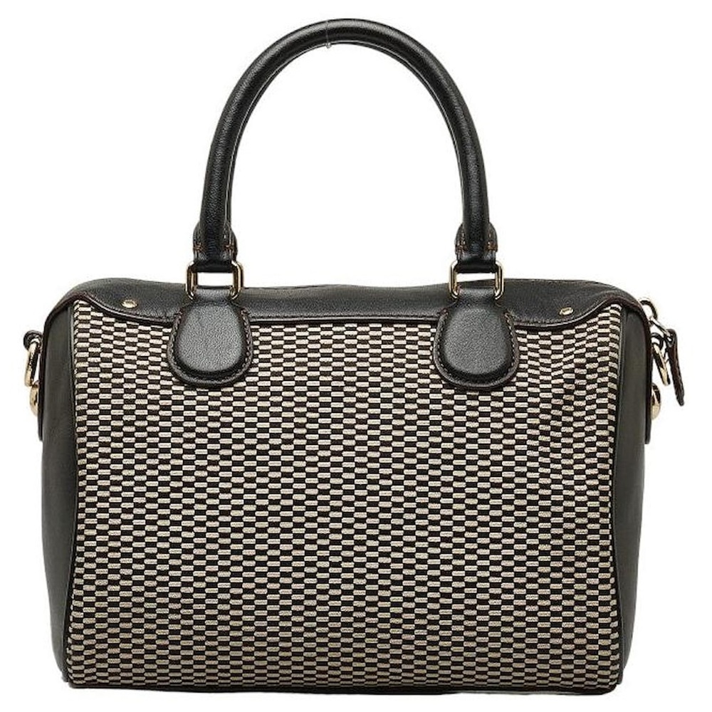 Coach Black and Cream Mini Satchel - Picture 2 of 8